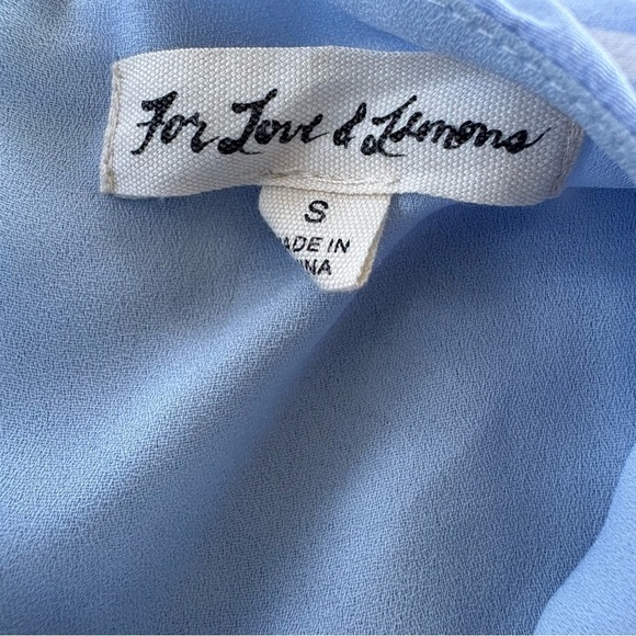 For Love & Lemons Sweetheart Mini Dress in Periwinkle with Underwire Size XS - Picture 8 of 10